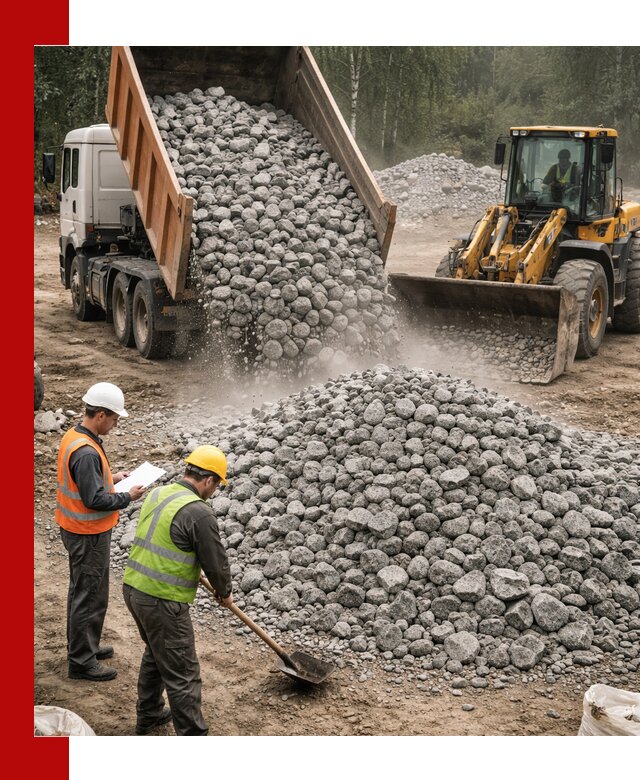 Гранитный щебень фракция 70-150 доставка в Чистополе