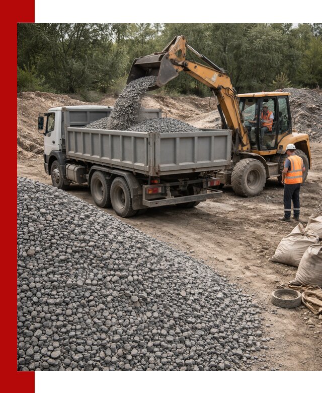Доставка гравийного щебня в Чистополе оптом и в розницу
