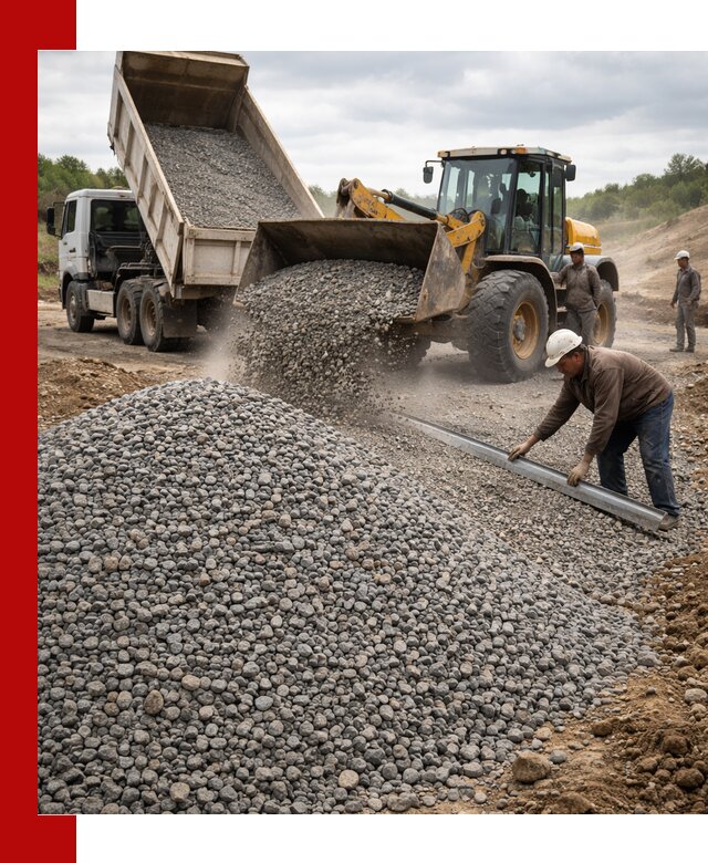 Гравийный щебень фракция 5-20 с доставкой в Чистополе