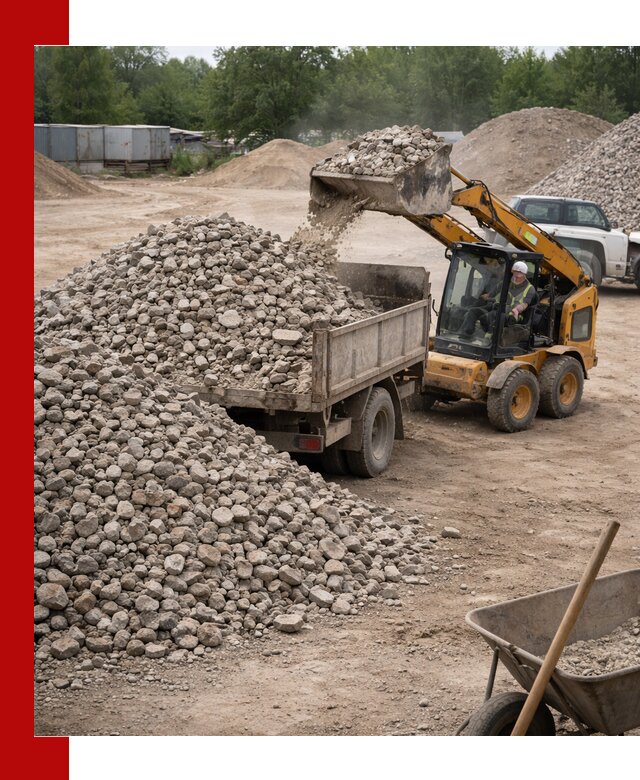 Доставка вторичного щебня в Чистополе для строительных работ