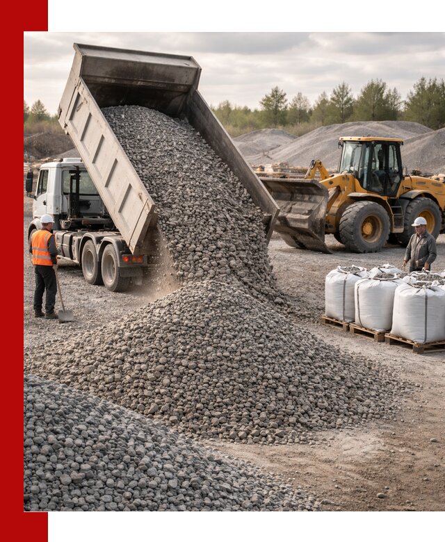 Бетонный щебень фракция 5–20 с доставкой в Чистополе