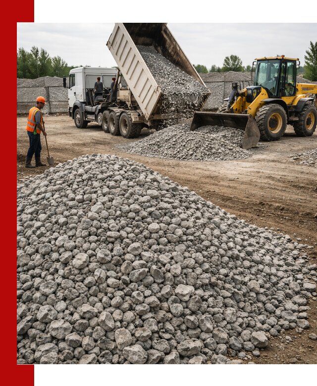 Доставка бетонного щебня фракции 40-70 в Чистополе