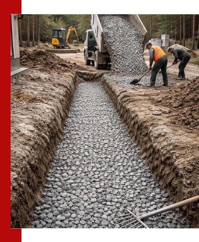 Щебень для дренажа с доставкой в Чистополе высокого качества