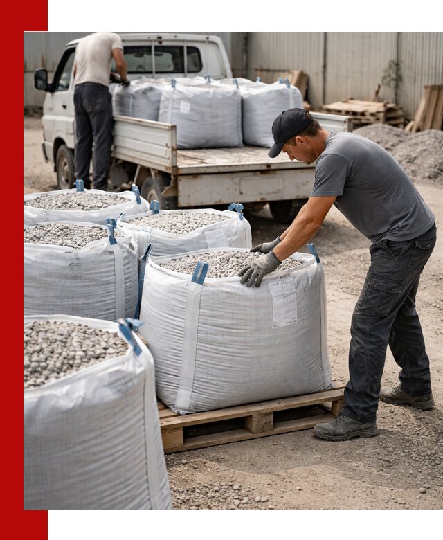 Доставка щебня в мешках по выгодным ценам в Чистополе