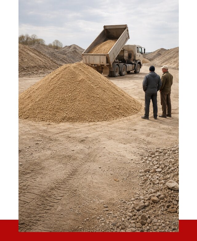 Карьерный песок крупнозернистый в Чистополе от 8703 р | ПРОНЕРУДЧст