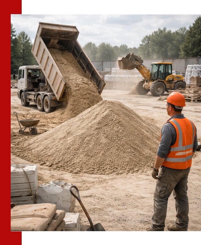 Доставка строительного песка с самосвалом в Чистополе