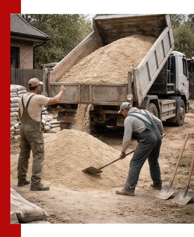 Песок для штукатурки с доставкой в Чистополе качественный и чистый