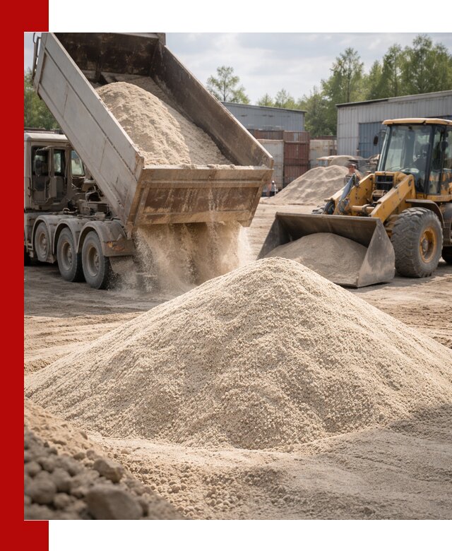 Кварцевый песок с доставкой в Чистополе для строительных работ