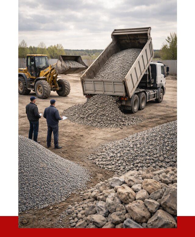 Гравий и камень с доставкой в Чистополе от 4300 р. - ПРОНЕРУДЧст