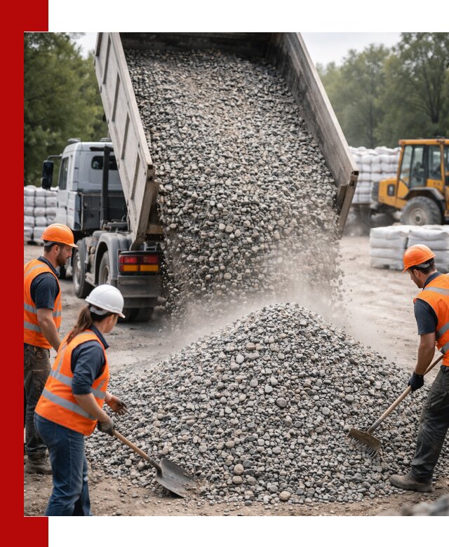 Доставка гравия и камня в Чистополе оптом и в розницу