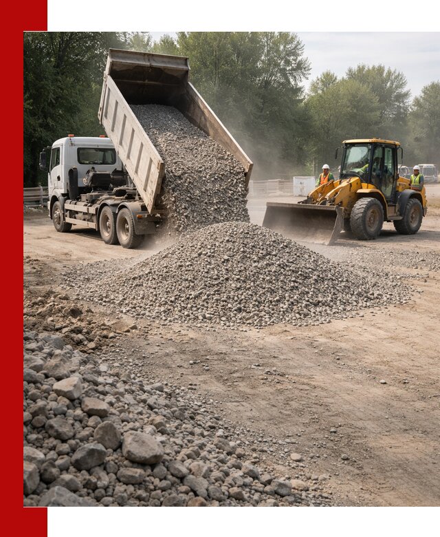 Гравий фракция 5–20 доставка в Чистополе оптом и в розницу