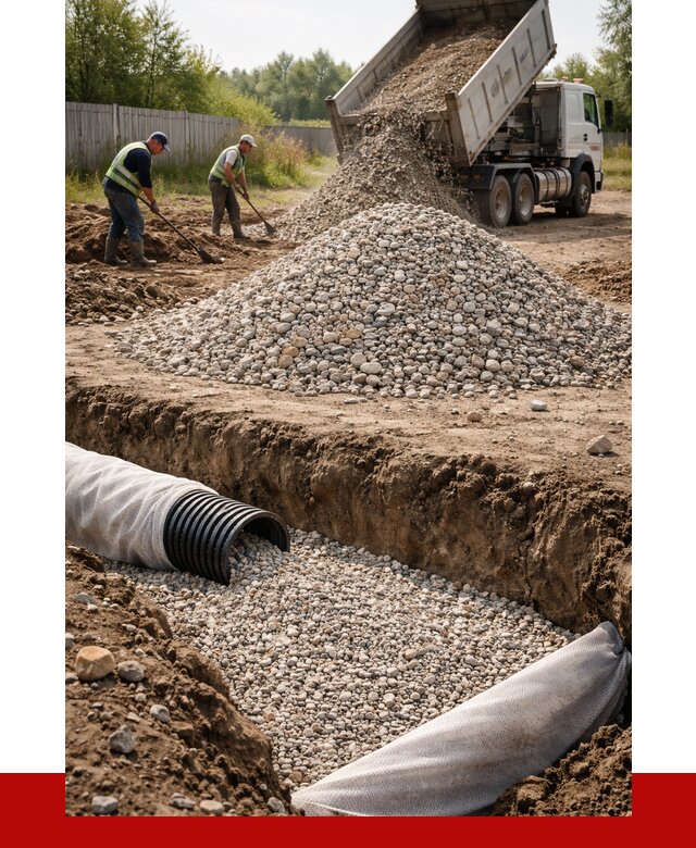 Гравий для дренажа в Чистополе от 2253 р., доставка ПРОНЕРУДЧст