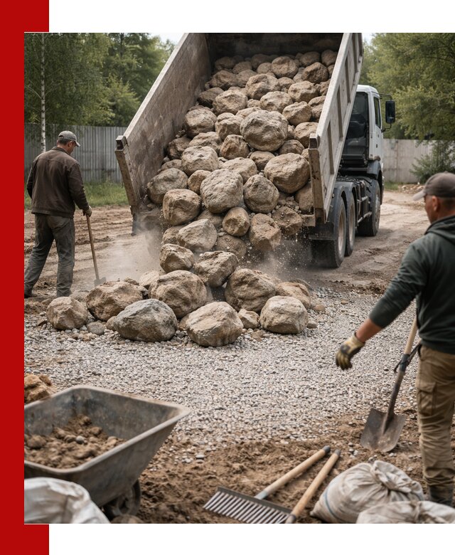 Доставка и укладка булыжника в Чистополе