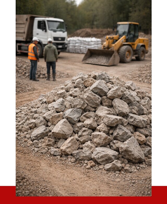 Купить бутовый камень с доставкой в Чистополе от 2355 р. | ПРОНЕРУДЧст