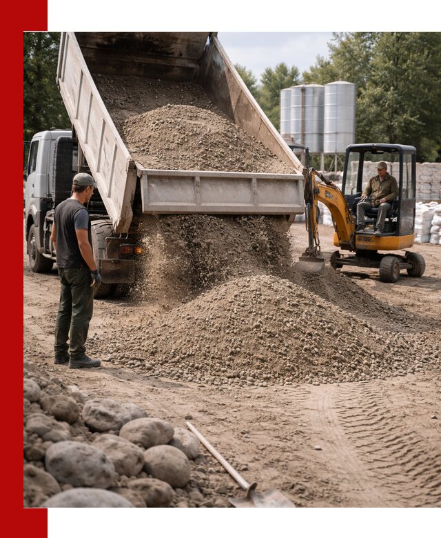 Доставка ПГС С3 в Чистополе самосвалами и миксерами