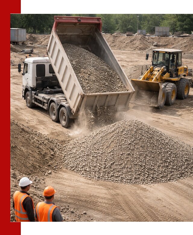 Щебень с песком (ЩГПС С2) с доставкой в Чистополе