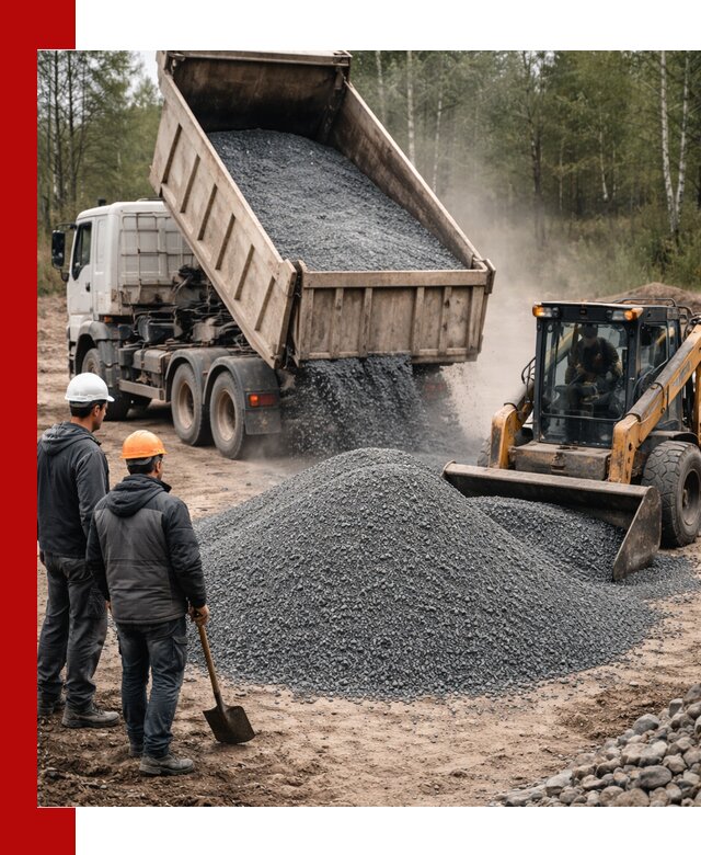 Гранитный отсев 0-5 с доставкой и разгрузкой в Чистополе