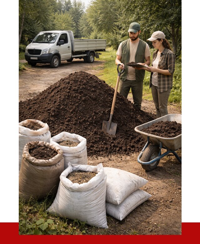 Купить грунт с доставкой в Чистополе от 4608 р. за м3 | ПРОНЕРУДЧст