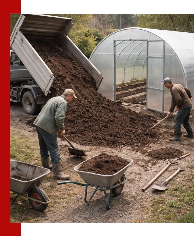Грунт для теплицы с доставкой в Чистополе — плодородный субстрат под растения