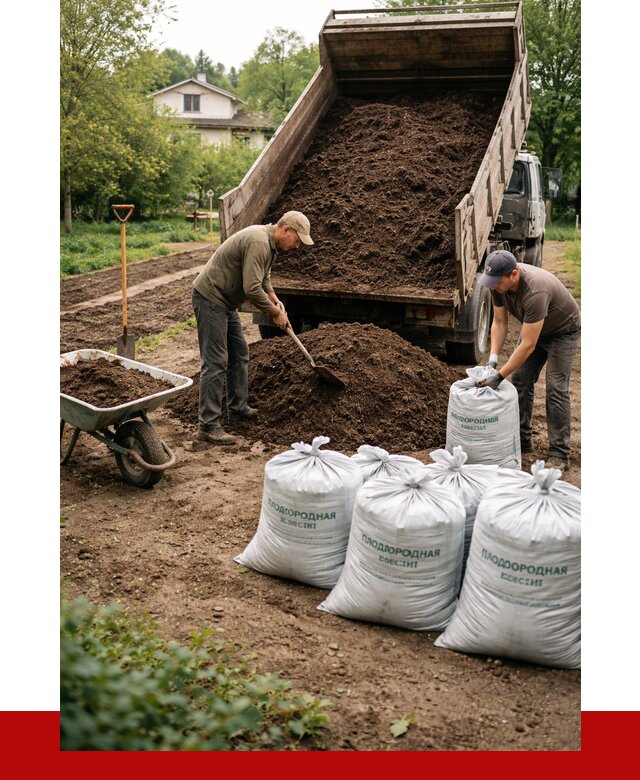 Плодородная смесь в Чистополе от 4300 р./куб с доставкой | ПРОНЕРУДЧст