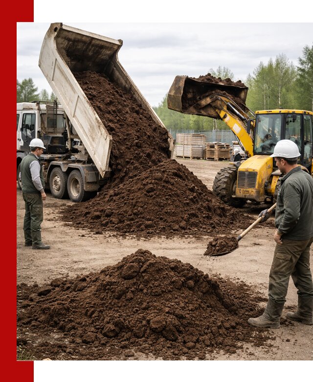 Доставка торфа оптом и в мешках в Чистополе