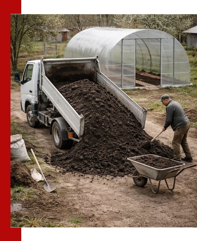 Чернозем для теплицы с доставкой в Чистополе