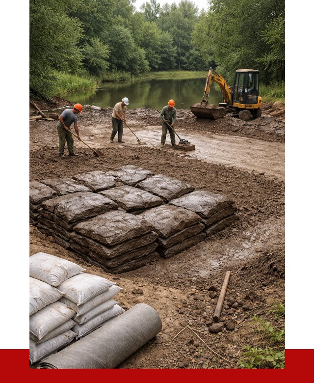 Купить глину для пруда в Чистополе от 4608 р. с доставкой | ПРОНЕРУДЧст