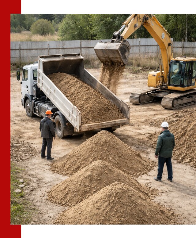 Доставка супеси вагонными и автопартиями в Чистополе