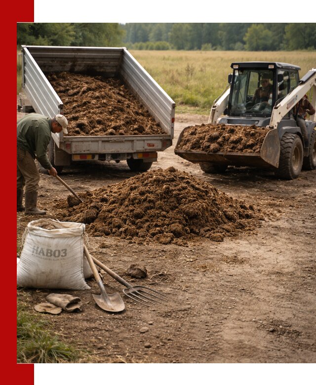 Доставка конского навоза в Чистополе с разгрузкой и доставкой на объект