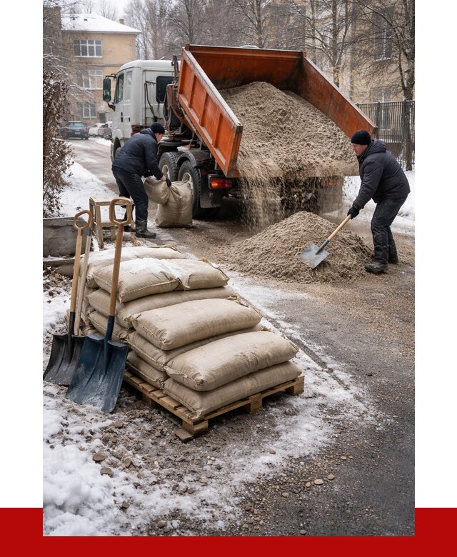 Противогололедные материалы оптом в Чистополе от 4300 р. | ПРОНЕРУДЧст