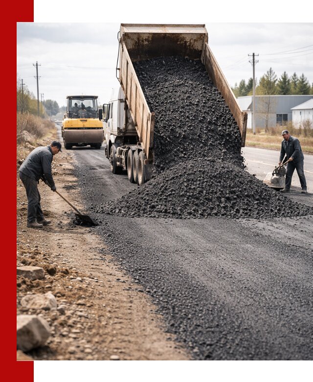 Асфальтовая крошка для дорог в Чистополе — поставка и доставка