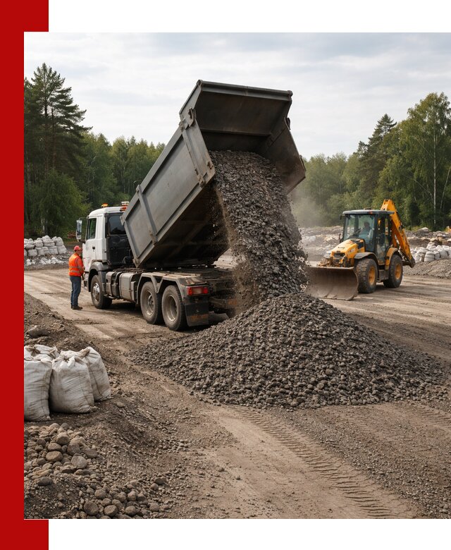 Доставка дробленого асфальта в Чистополе для дорожных работ