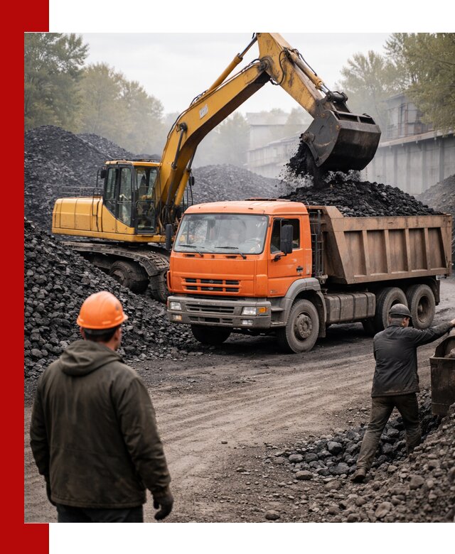 Доставка угля автотранспортом в Чистополе быстро и выгодно