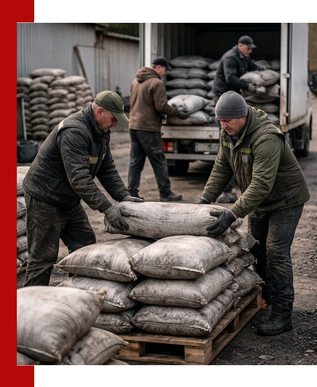 Доставка угля в мешках по выгодным ценам в Чистополе