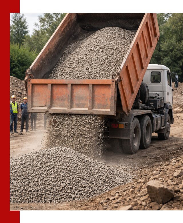 Доставка сыпучих материалов самосвалом в Чистополе быстро и надежно