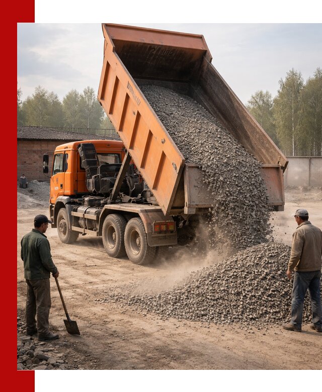 Доставка самосвалом 20 м3 в Чистополе быстро и надежно