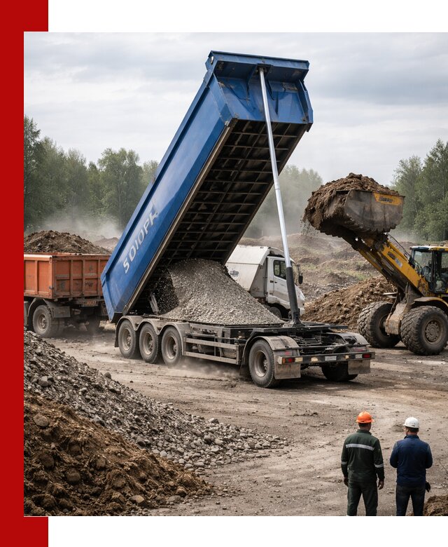 Аренда тонар 40 тонн в Чистополе с доставкой материалов