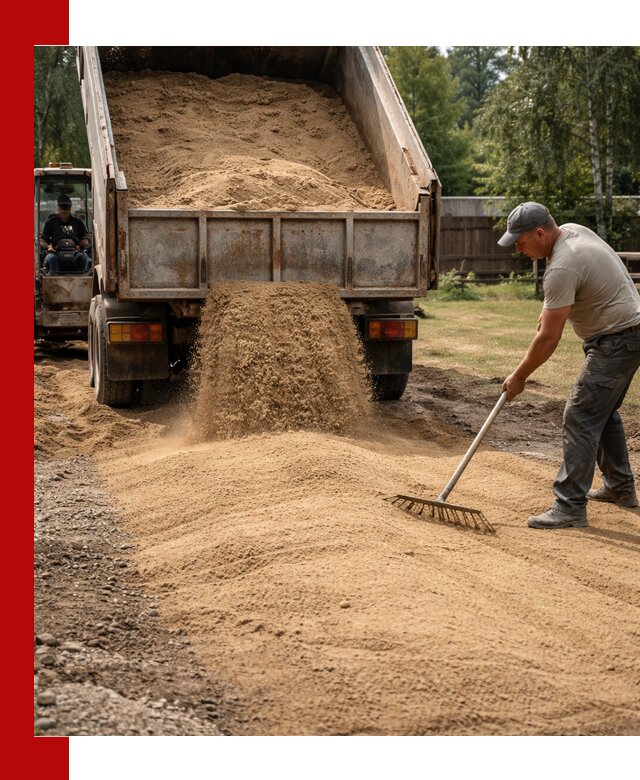 Отсыпка участка песком в Чистополе быстро и качественно