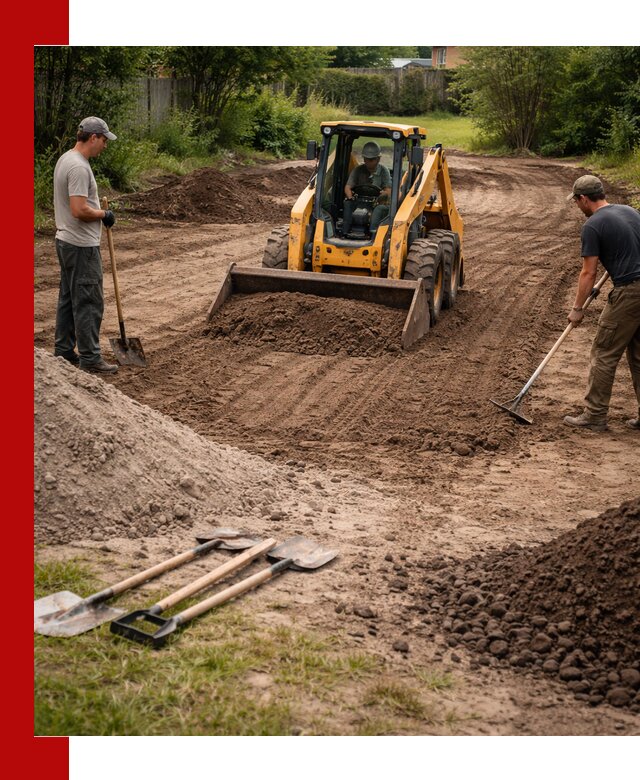 Планировка участка грунтом с вывозом и доставкой в Чистополе