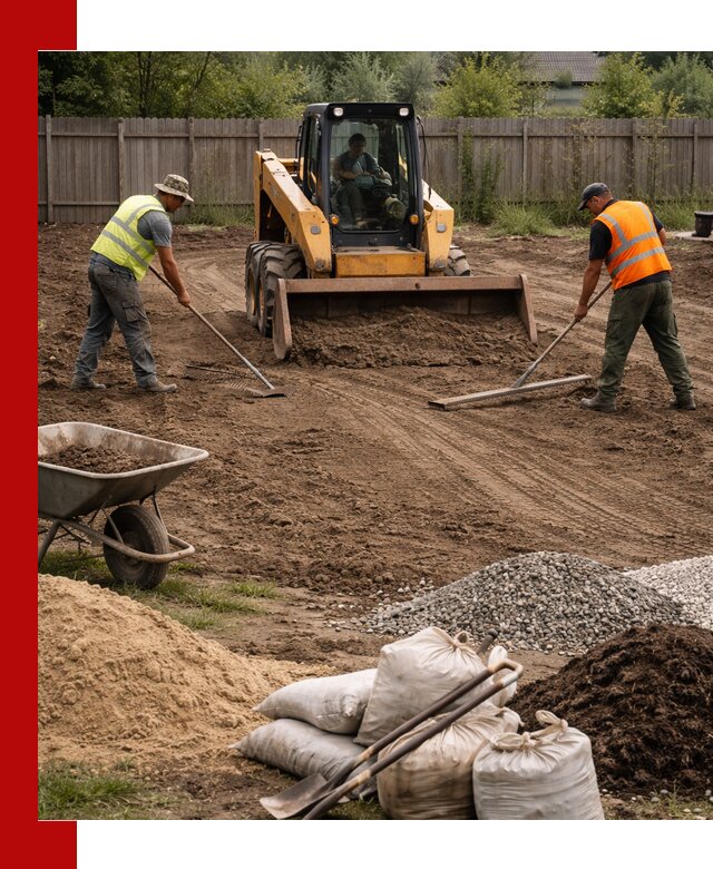 Выравнивание участка под строительство и благоустройство в Чистополе