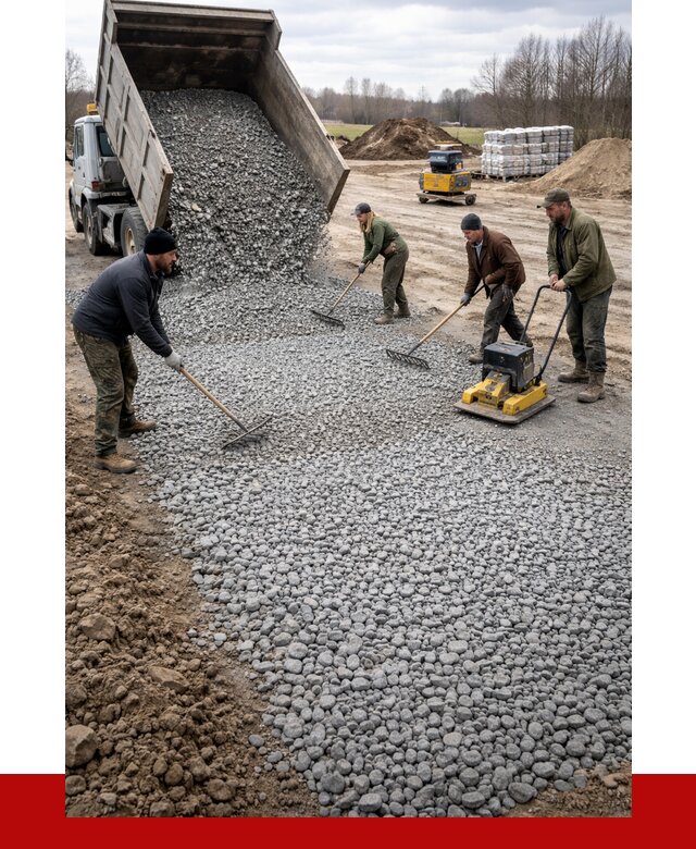 Устройство щебеночной подушки в Чистополе от 4608 р. ПРОНЕРУДЧст